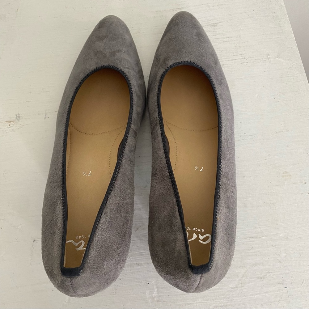 ARA Luftpolster Gray Suede Leather Pump in US 10 - Picture 9 of 14